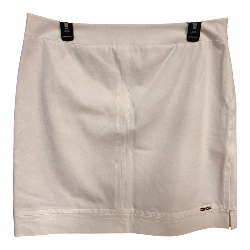 NWT St John Sport White Golf Skort Sz 14 (Fits 12)